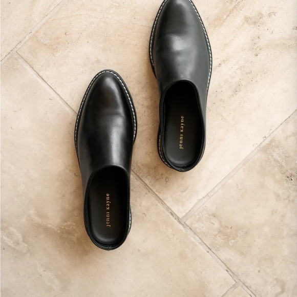 🖤 Jenni Kayne Leather Lug Mules – Black | EU 40 Fits 9.5/10 (NWT) 👡 - Picture 4 of 7